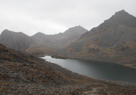 Jatapokhari and Panch Pokhari sacred lakes surrounded by Himalayan landscapes in Ramechhap, Nepal